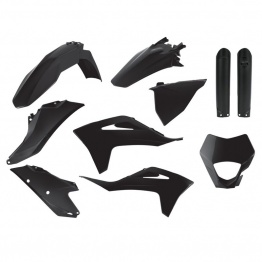 Kit Plastiques POLISPORT noir Gas Gas 250/300/350 EC/F 2021-2023