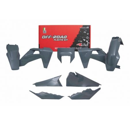 Kit plastiques RACETECH Quantum Gris Husqvarna 150-501 TE/FE 2020-2023