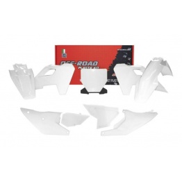 Kit plastiques RTECH blanc Husqvarna FS/TC/FC/TX/FX 2023-2024