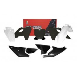 Kit plastiques RTECH noir/blanc Husqvarna FS/TC/FC/TX/FX 2023-2024