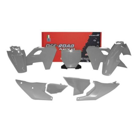 Kit plastiques RTECH gris Husqvarna FS/TC/FC/TX/FX 2023-2024