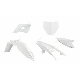 Kit plastique RACETECH couleur origine blanc Husqvarna TC85 2014-2017