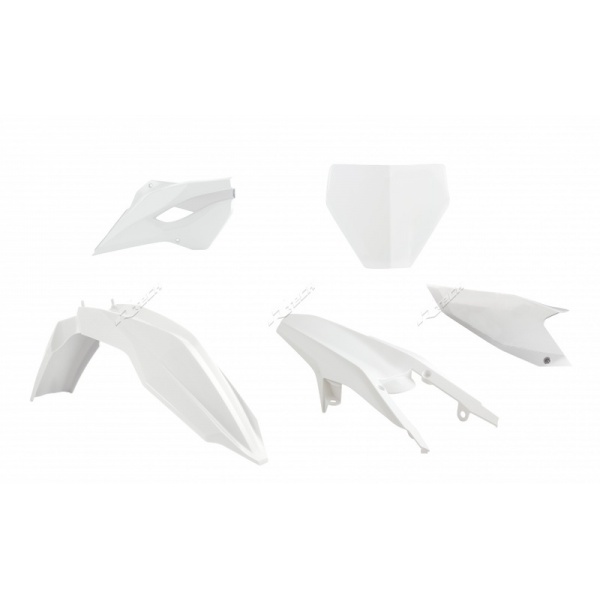Kit plastique RACETECH couleur origine blanc Husqvarna TC85 2014-2017 Kit plastique RACETECH couleur origine blanc Husqvarna TC85 2014-2017