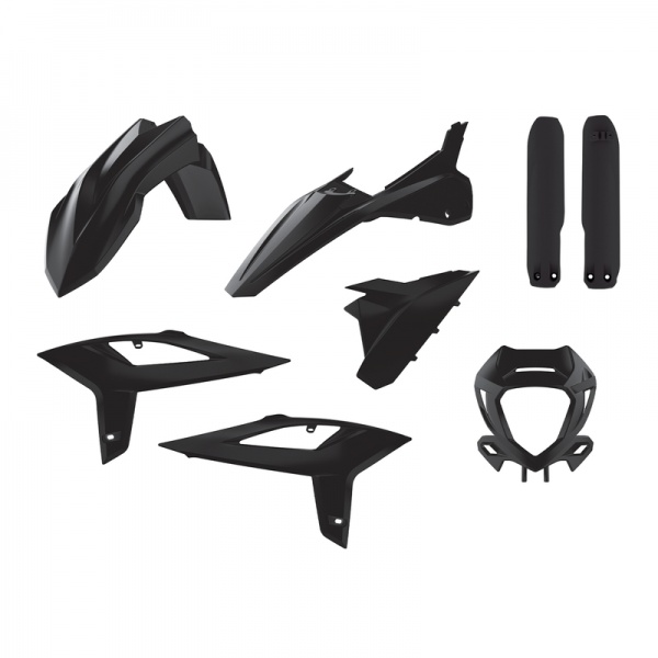 Kit plastique POLISPORT noir Beta RR 2020-2022