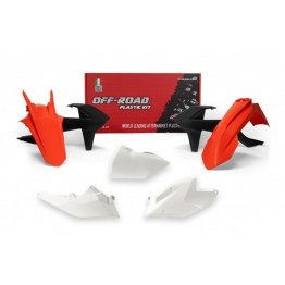 Kit plastique RACETECH couleur origine (2018) rouge/blanc/noir KTM