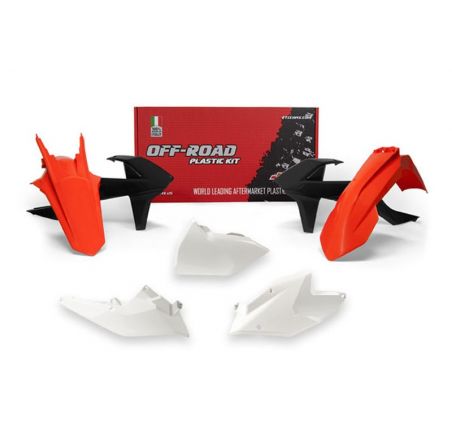 Kit plastique RACETECH couleur origine (2018) rouge/blanc/noir KTM
