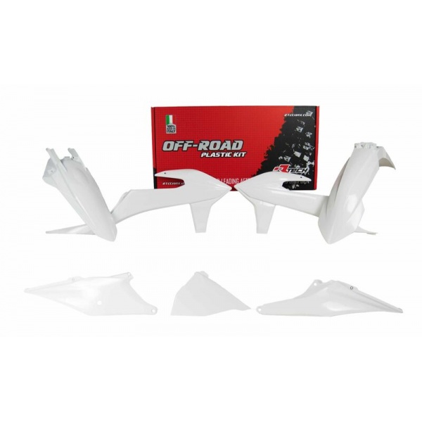 Kit plastiques RACETECH blanc KTM EXC Kit plastiques RACETECH blanc KTM EXC