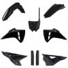 Kit plastique POLISPORT noir Honda 250/450 CRF 2025