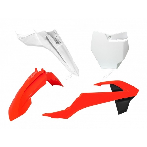 Kit plastique RACETECH couleur origine (2016) orange/blanc KTM SX65 Kit plastique RACETECH couleur origine (2016) orange/blanc KTM SX65