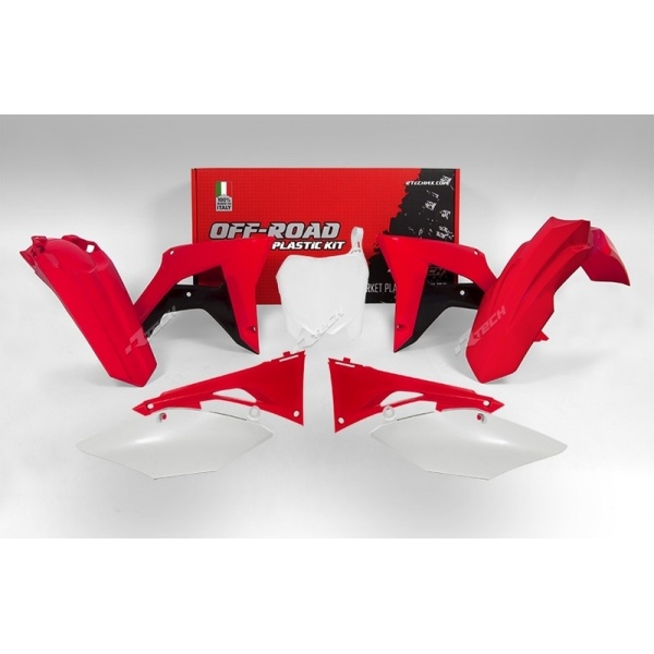 Kit plastique RACETECH couleur origine (2017) rouge/noir/blanc Honda CRF450R Kit plastique RACETECH couleur origine (2017) rouge/noir/blanc Honda CRF450R