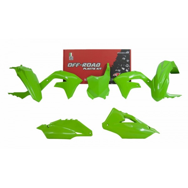 Kit plastiques RACETECH couleur origine Kawasaki KX250 2021-24/KX450 2019-23 Kit plastiques RACETECH couleur origine Kawasaki KX250 2021-24/KX450 2019-23