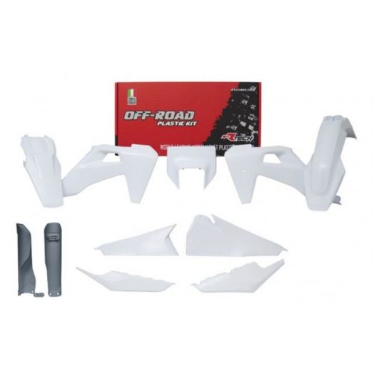 Kit plastiques RACETECH blanc Husqvarna 150-501 TE/FE 2020-2023