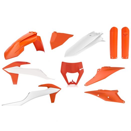 Kit plastiques POLISPORT - couleur origine KTM/Husqvarna EXC/EXC-F TE/FE 