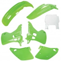 Kit plastiques POLISPORT couleur origine Kawasaki KX 125/250 1992