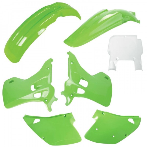 Kit plastiques POLISPORT couleur origine Kawasaki KX 125/250 1992 Kit plastiques POLISPORT couleur origine Kawasaki KX 125/250 1992