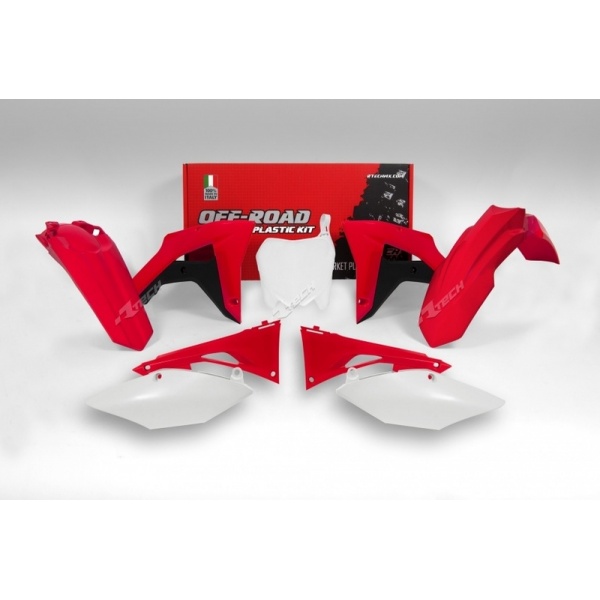 Kit plastique RACETECH couleur origine (2017) rouge/noir/blanc Honda CRF450RX Kit plastique RACETECH couleur origine (2017) rouge/noir/blanc Honda CRF450RX