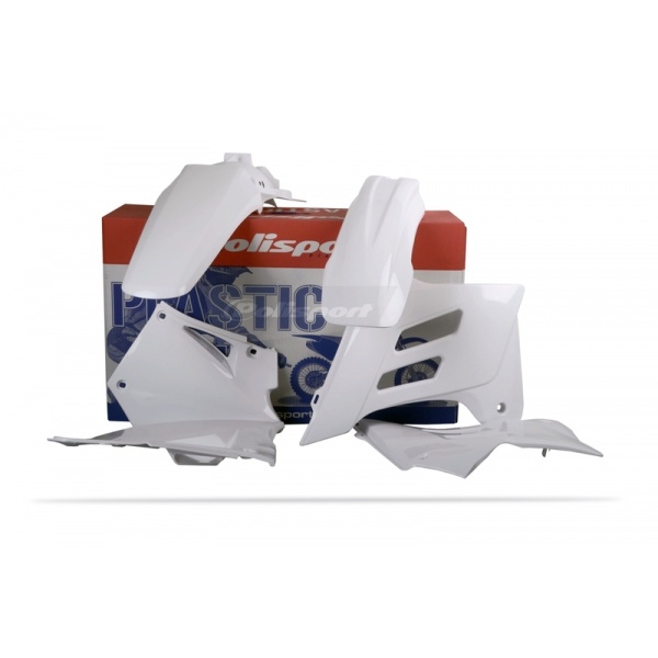 Kit plastique POLISPORT blanc Gas Gas 125/200/250/300 EC 1999-2014 Kit plastique POLISPORT blanc Gas Gas 125/200/250/300 EC 1999-2014