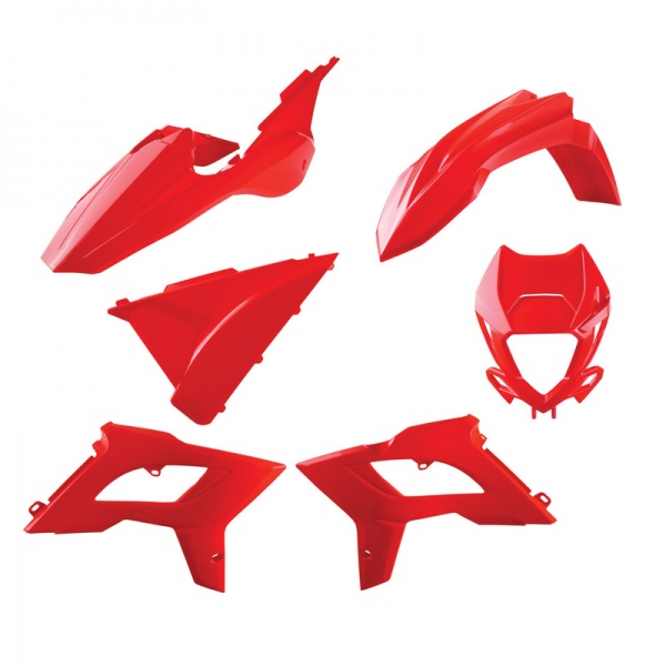 Kit plastique POLISPORT Restyling rouge - Beta RR 2T/4T Kit plastique POLISPORT Restyling rouge - Beta RR 2T/4T