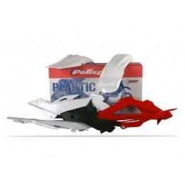 Kit plastique POLISPORT couleur origine Husqvarna 125/250 WR 06-08 250 TE 05-07 250/450 TC 03-07