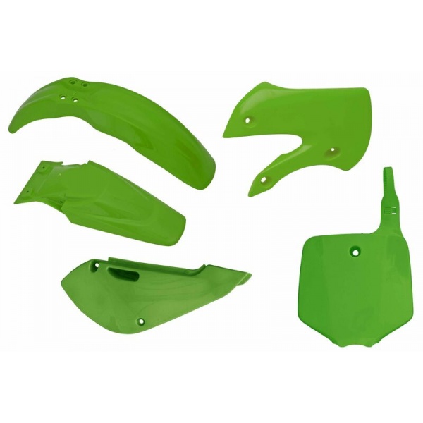 Kit plastiques RACETECH couleur origine Kawasaki KX65 2001-2024