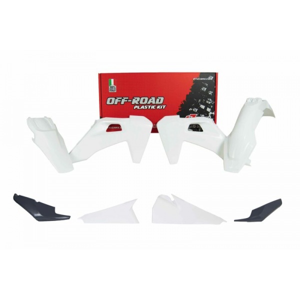 Kit plastiques RACETECH couleur origine Husqvarna 150-501 TE/FE 2020-2023 Kit plastiques RACETECH couleur origine Husqvarna 150-501 TE/FE 2020-2023