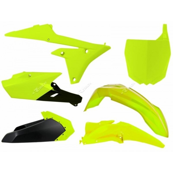 Kit plastique RACETECH jaune fluo/noir Yamaha YZ250F/450F Kit plastique RACETECH jaune fluo/noir Yamaha YZ250F/450F