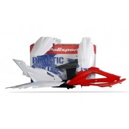 Kit plastique POLISPORT couleur origine Husqvarna 250/310/450/510 TE/TC 2008-2014