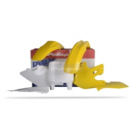 Kit plastique POLISPORT couleur origine Suzuki RM125/RM250 1999-2000