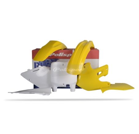 Kit plastique POLISPORT couleur origine Suzuki RM125/RM250 1999-2000