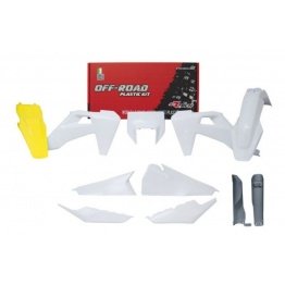 Kit plastiques RTECH couleur origine (23) Husqvarna TE/FE 2020-2023