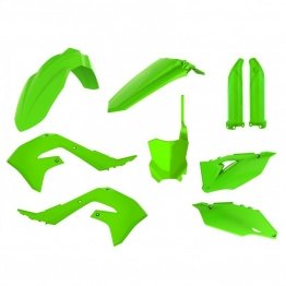 Kit plastiques POLISPORT Lime Green Kawasaki KX450 2019-23/KX250 2021-2024