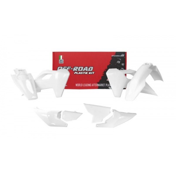 Kit plastique RACETECH Husqvarna 150/250/300/350/450 TE/FE 2024 Kit plastique RACETECH Husqvarna 150/250/300/350/450 TE/FE 2024