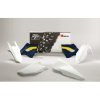 Kit plastique RACETECH couleur origine blanc/bleu/jaune Husqvarna 125/250/300/350/501 FE/TE 2015-2016