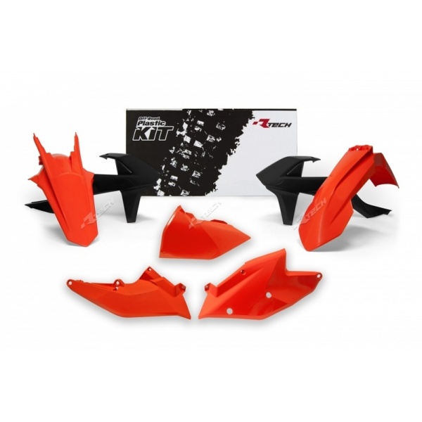 Kit plastique RACETECH couleur origine (2017) orange/noir KTM Kit plastique RACETECH couleur origine (2017) orange/noir KTM