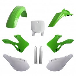 Kit plastique POLISPORT origine Kawasaki 125/250 KX 1999-2002