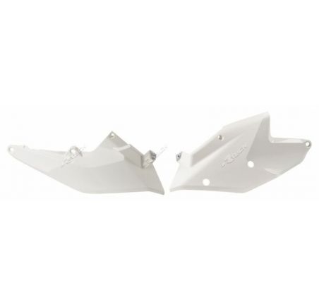 Plaques latérales RACETECH blanc