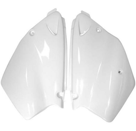 Plaques latérales RACETECH blanc