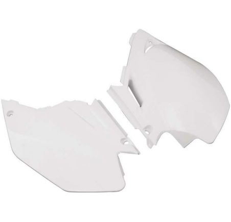 Plaques latérales RACETECH blanc