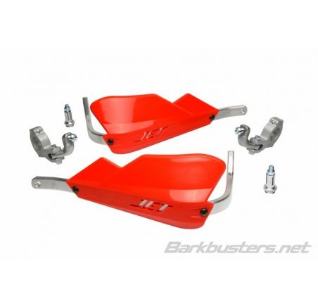 Kit protège-mains BARKBUSTERS Jet montage 2 pointsguidon Ø28,6mm rouge