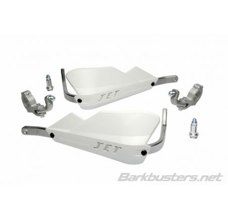 Kit protège-mains BARKBUSTERS Jet montage 2 pointsguidon Ø28,6mm blanc