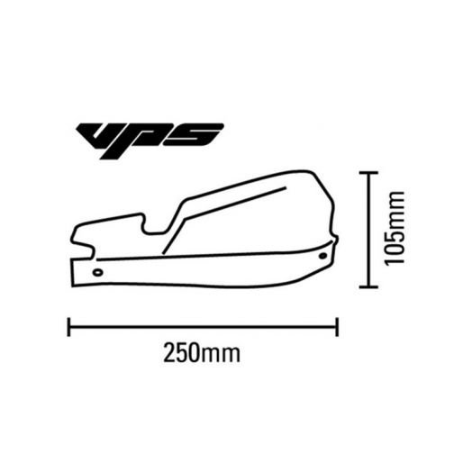 Kit protège-mains BARKBUSTERS VPS MX Universel rouge