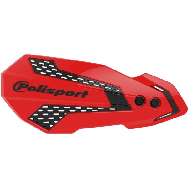 Protège-mains POLISPORT MX Flow rouge / noir - Honda CRF450R / RX Protège-mains POLISPORT MX Flow rouge / noir - Honda CRF450R / RX