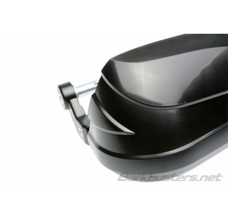 Kit protège mains BARKBUSTERS Storm point d'attache simple embout du guidon creux noir