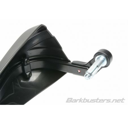 Kit protège mains BARKBUSTERS Storm point d'attache simple embout du guidon creux noir