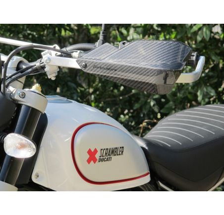 Coques de protège-mains BARKBUSTERS Carbon fibre de carbone