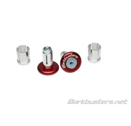 Embouts de guidon BARKBUSTERS anodisés rouge