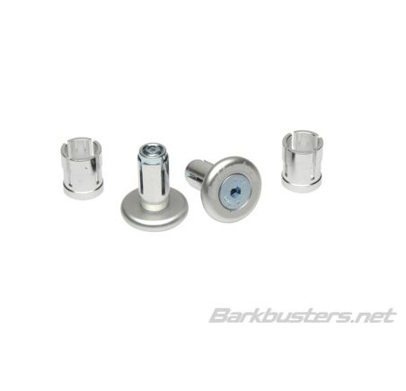 Embouts de guidon BARKBUSTERS anodisés argent