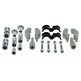 Kit fixation RACETECH pour protège-mains Vertigo Ø22/28,6mm - articulé
