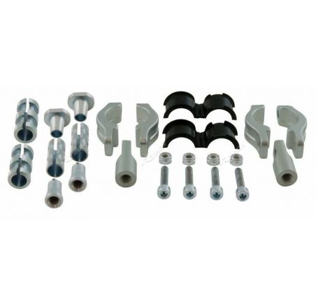 Kit fixation RACETECH pour protège-mains Vertigo Ø22/28,6mm - articulé