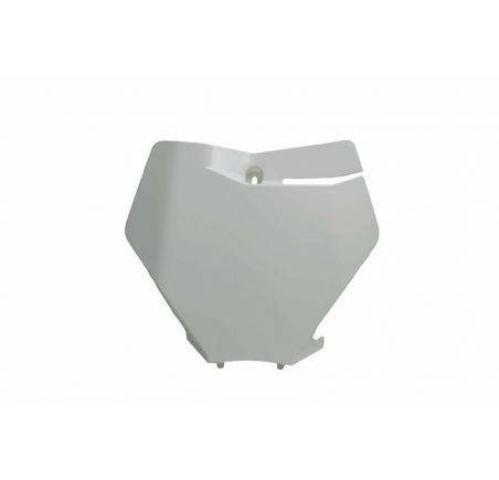 Plaque numéro frontale RACETECH blanc KTM SX/SX-F